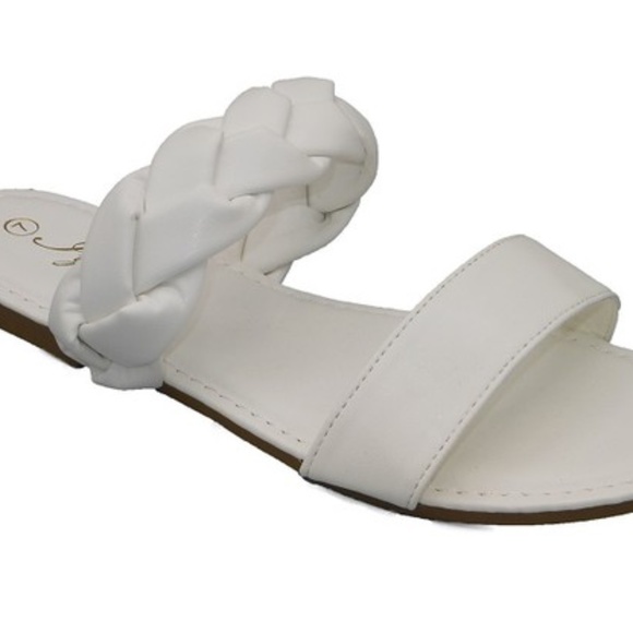 Braided Slide Sandal - White - Picture 3 of 3